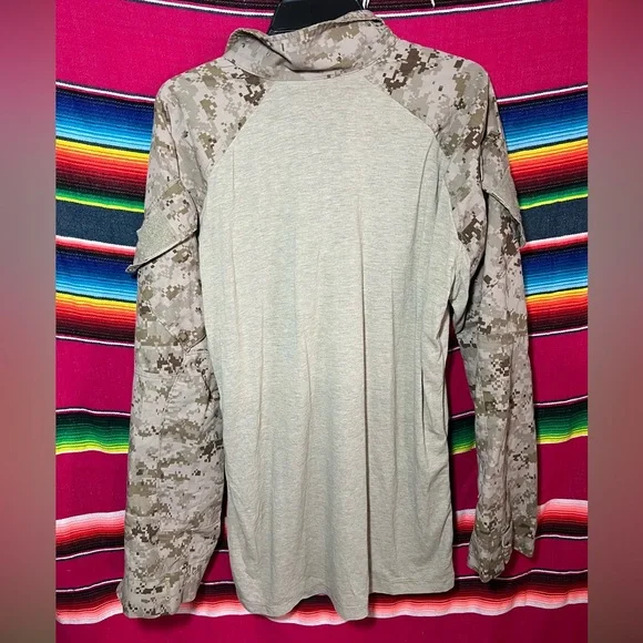 NWT USMC Desert MARPAT FROG Combat Shirt Size XL Regular - Picture 4 of 4